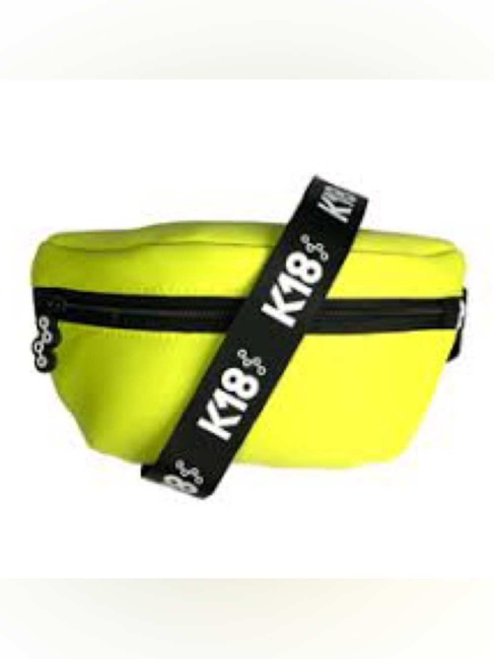 K18 Neon Yellow belt Bag with Logo Strap/crossbody bag